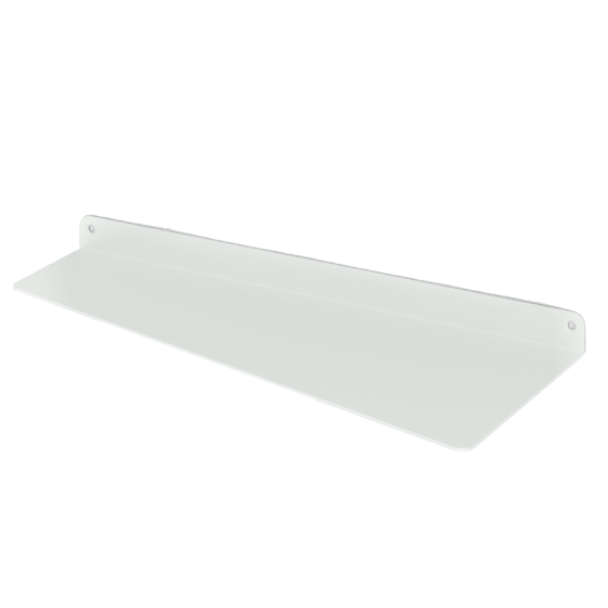 Mensola Design Flag in metallo Bianca - 45 cm