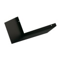Mensola design Birdy SX nera in metallo da parete - Foto prodotto